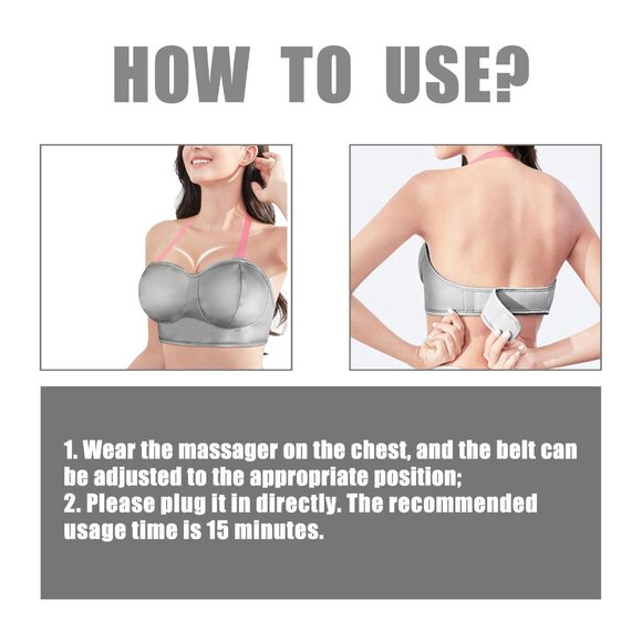 Electric Breast Massager Underwear (One Size) - Picture 6 of 6